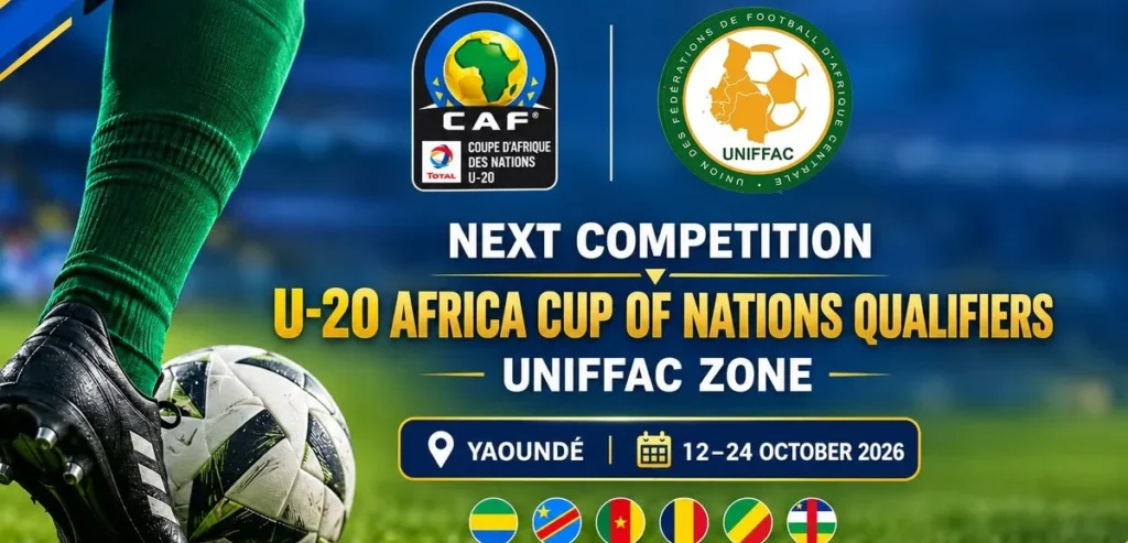 CAN U20 : Yaoundé abrite les qualifications de l’UNIFFAC